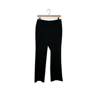 STYLE&CO Stretch Wide Leg Dress Pants Shimmery Pinstripe/Black Size 6